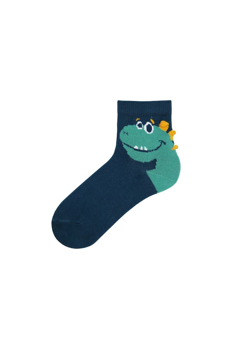 BROSS 3D DINOSAUR PATTERNED BOYS SOCKS ASORTY