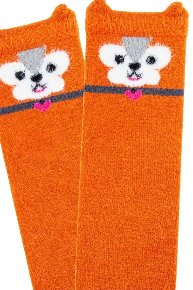 3D CAT, TEDDY BEAR PATTERNED WOMEN S SOCKS
