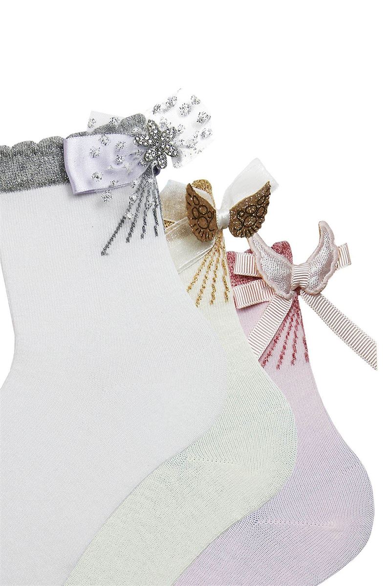 BROSS
 ANGEL PATTERN GIRL SOCKET SOCKS ASORTY
