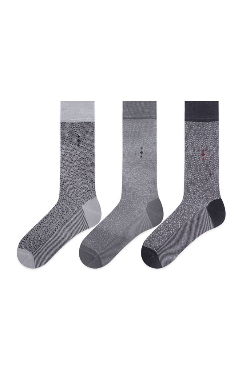 BAMBO JACQUARD MEN S SOCKS