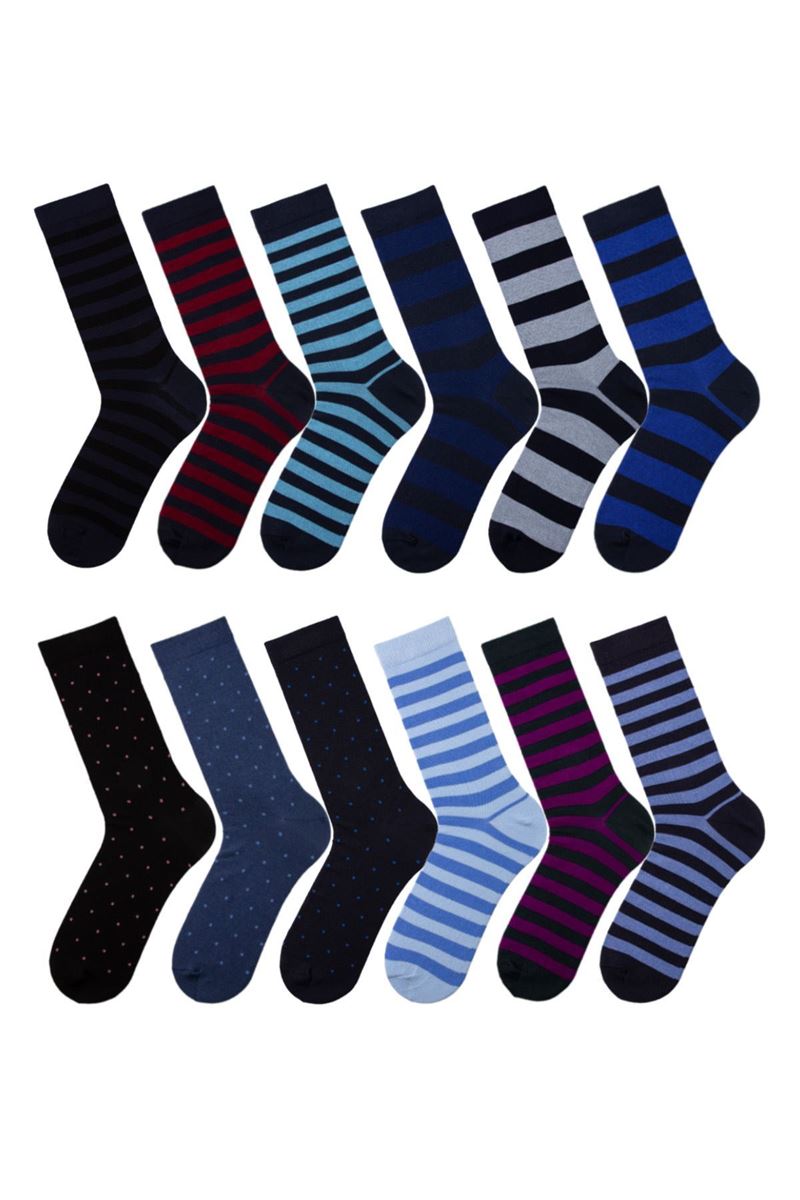 TULIP 4 SEASONS PATTERNED MEN'S SOCKET ASORTY