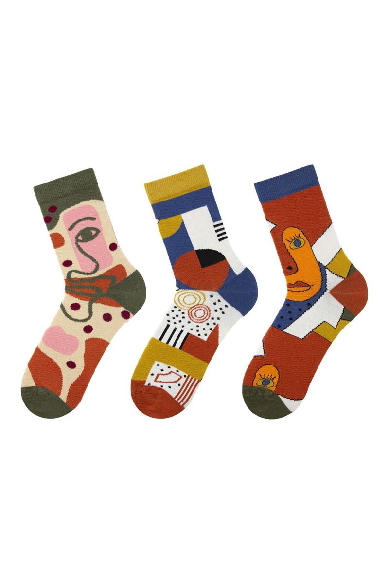 BROSS WOMEN CREW SOCKS ASORTY