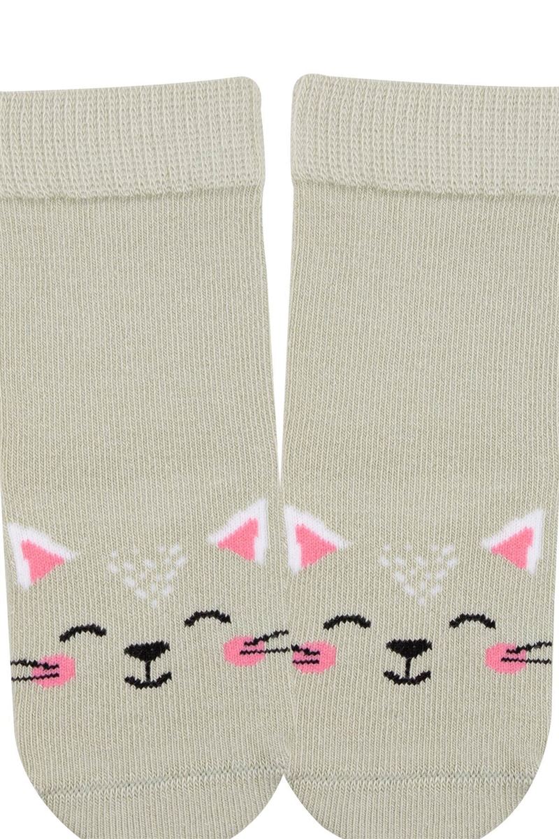 BROSS BABY ANIMAL PATTERNED CREW SOCKS ASORTY
