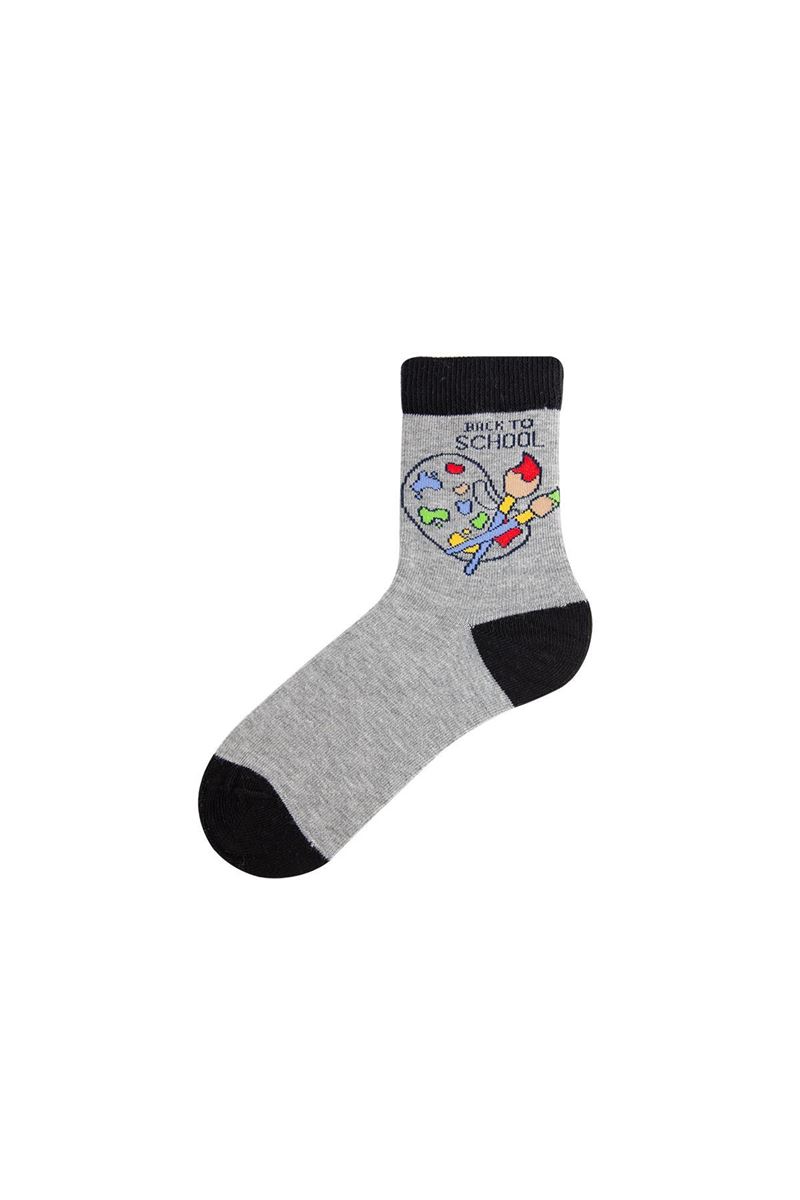 BOY ANKLE SOCKS BACKTOSCHOOL THEME ASORTY