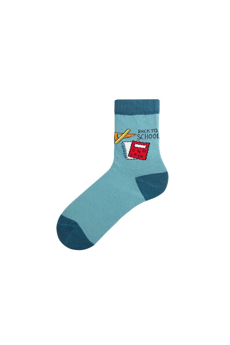 BOY ANKLE SOCKS BACKTOSCHOOL THEME ASORTY