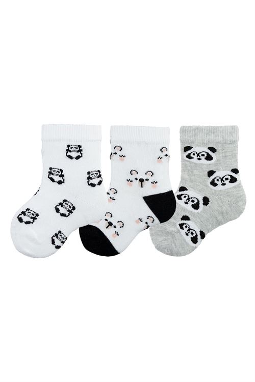 Baby Boy Ankle Socks Bear Patterned 12