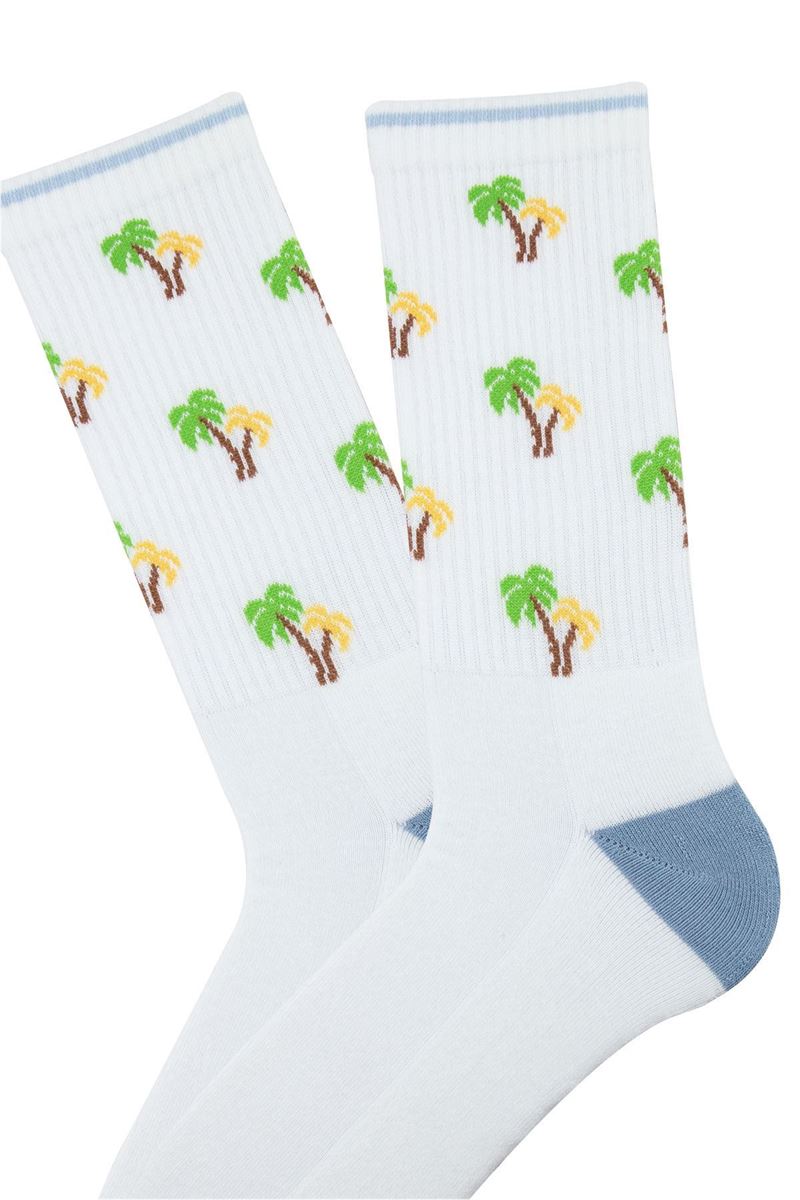 CLOUDS & TREE MEN SOLE TERRY SOCKS ASORTY