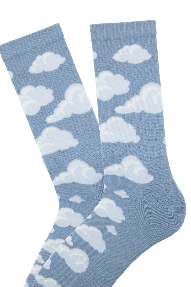 CLOUDS & TREE MEN SOLE TERRY SOCKS ASORTY