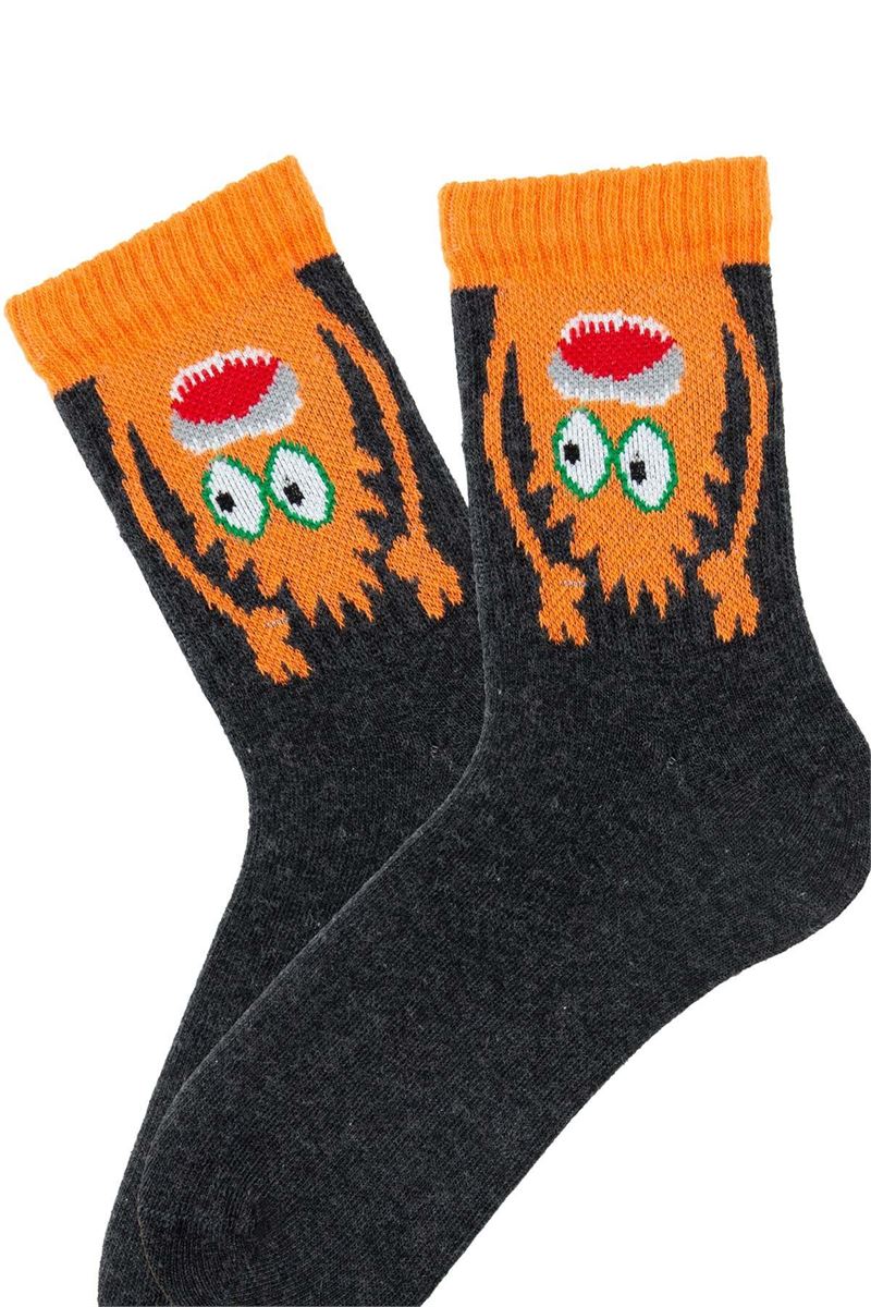 MONSTER PATTERN SPORT BOY SOCKET SOCKS ASORTY