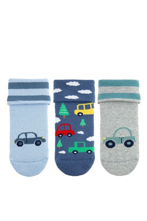 Car Havlu Erkek Bebek Soket 12