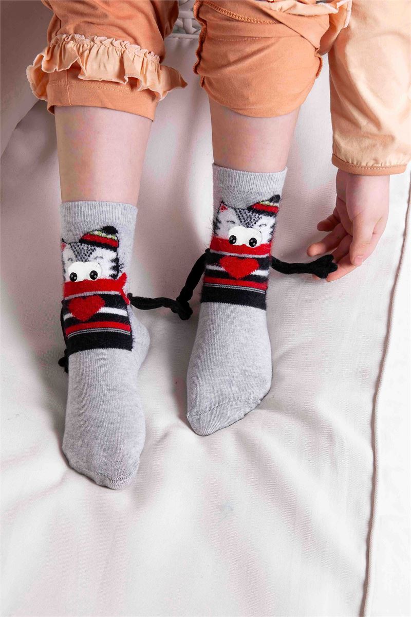 BROSS CAT MIKNATISLI ÇOCUK SOKET ASORTİ