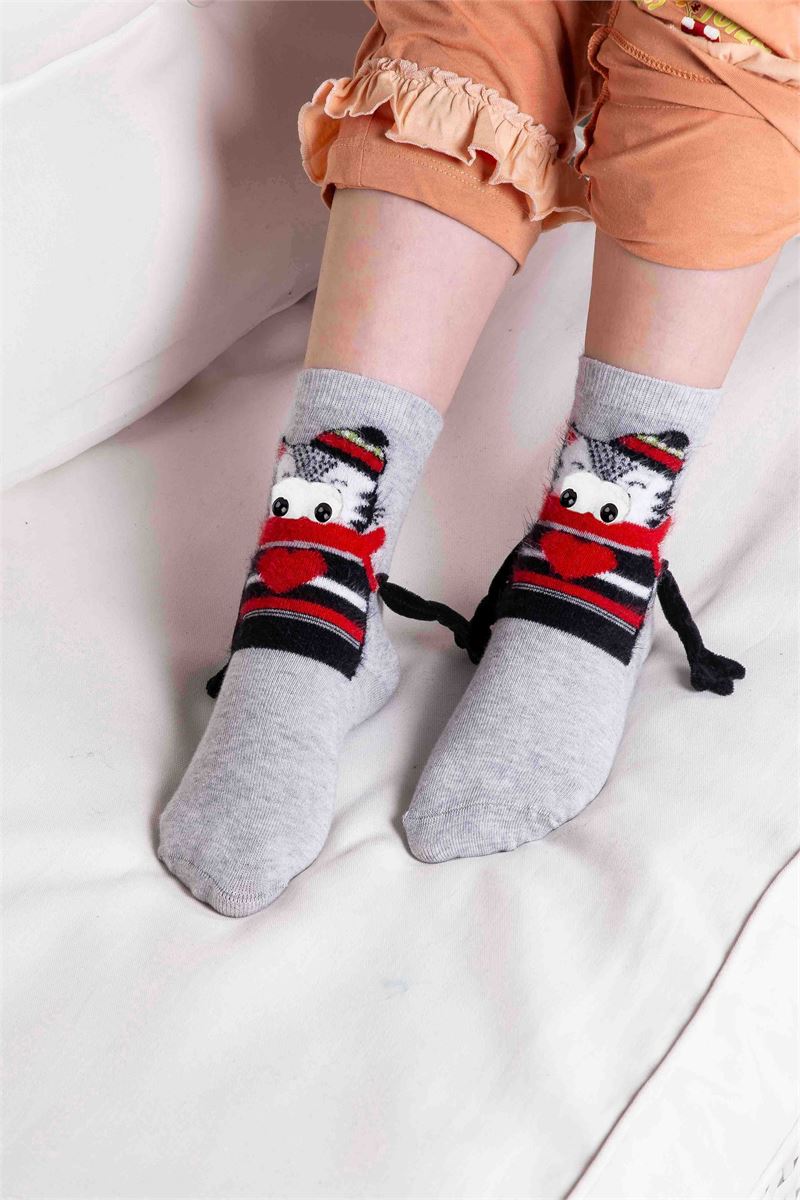 BROSS CAT MIKNATISLI ÇOCUK SOKET ASORTİ