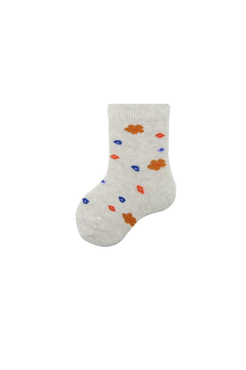 BABY GIRL ANKLE SOCKS FLOWER PATTERNED ASORTY