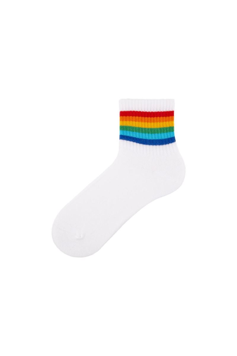 WOMEN RAINBOW CREW SOCKS ASORTY