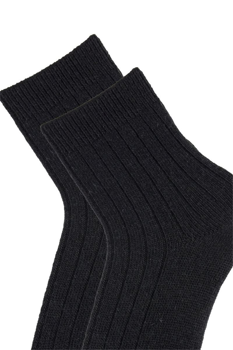 BROSS DERBY WOOL BOYS  SOCKS BLACK
