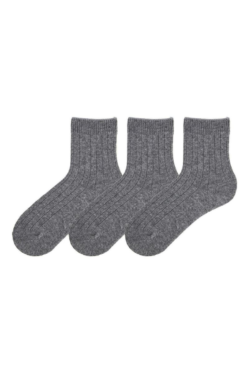 BROSS DERBY WOOL BOYS  SOCKS SMOKED