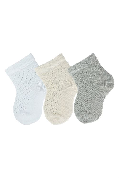 Baby Netting Crew Socks 12