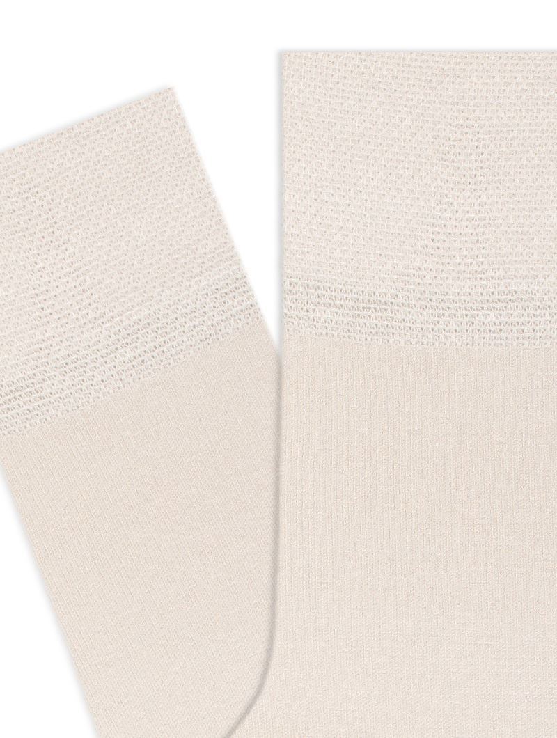 BROSS SIMPLE MEN S SOCKS BEIGE
