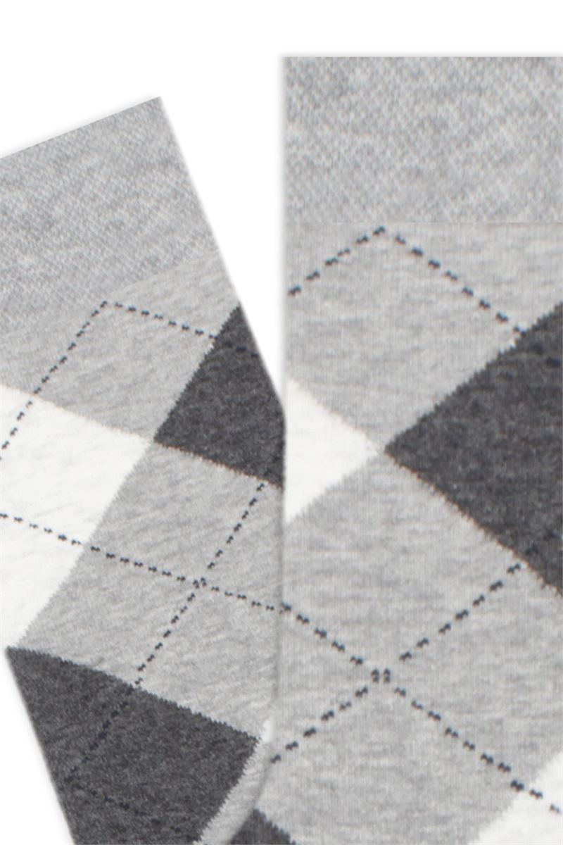 BROSS CHECKED PATTERNED MEN S SOCKS ASORTY