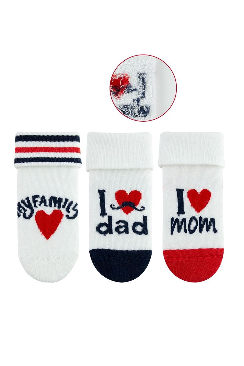 BROSS FAMILY BABY GIRLS’ TERRY SOCKS ASORTY
