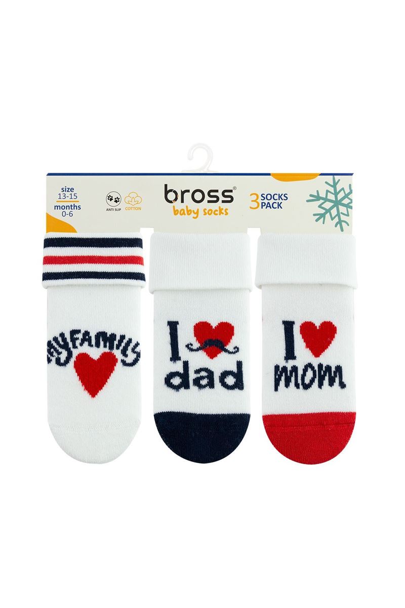 BROSS FAMILY BABY GIRLS’ TERRY SOCKS ASORTY