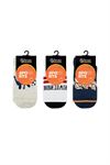 MAN MID-CALF SOCKS FOOTBALL PATTERNED
