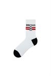 MAN MID-CALF SOCKS FOOTBALL PATTERNED
