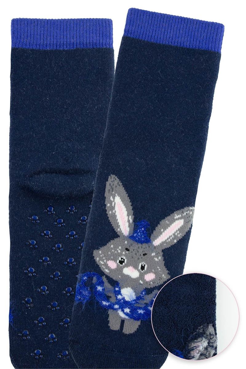 BROSS DARK COLOR ANIMAL BOYS’ TERRY SOCKS ASORTY