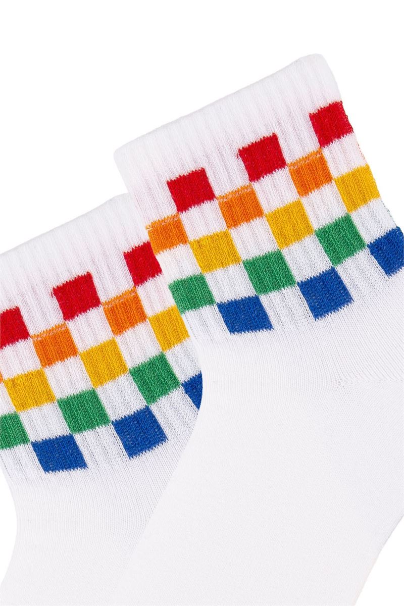 WOMEN RAINBOW CREW SOCKS ASORTY