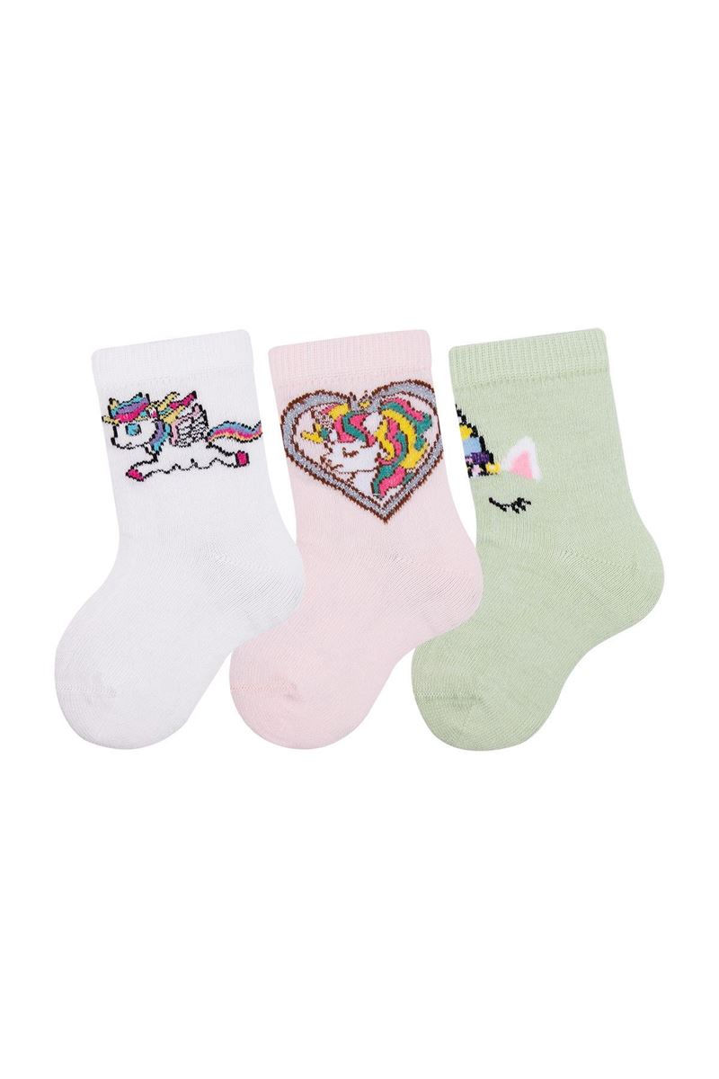 BROSS BABY UNICORN CREW SOCKS ASORTY