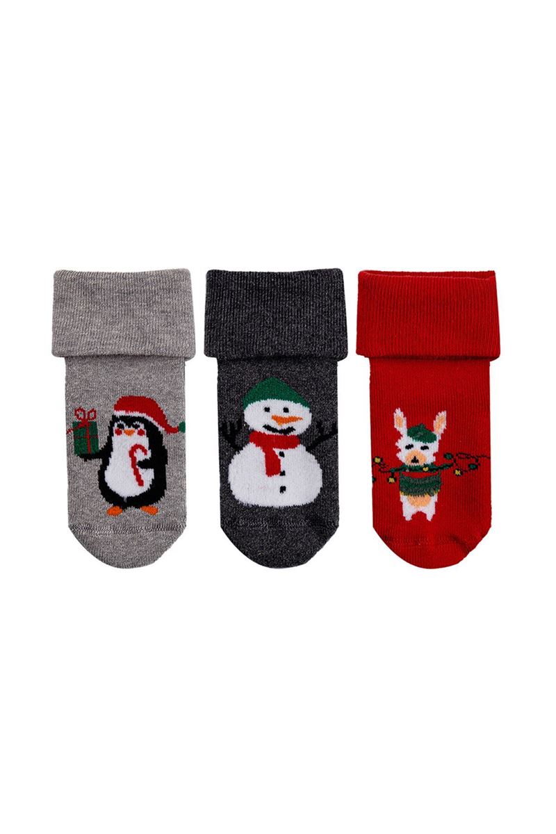 BROSS BABY TERRY CREW SOCKS ASORTY