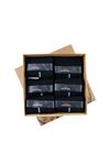 BROSS MEN TINY PATTERN BAMBOO CREW SOCKS