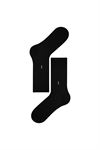 BROSS MEN TINY PATTERN BAMBOO CREW SOCKS