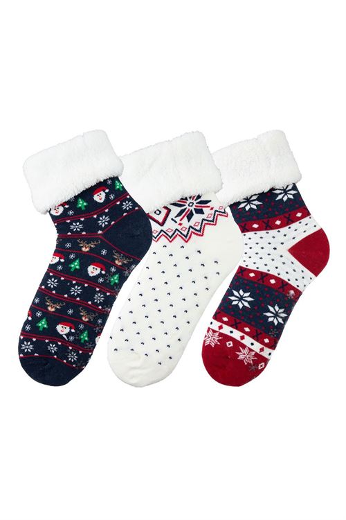 Womens' Winter Fuzzy Crew Socks 6