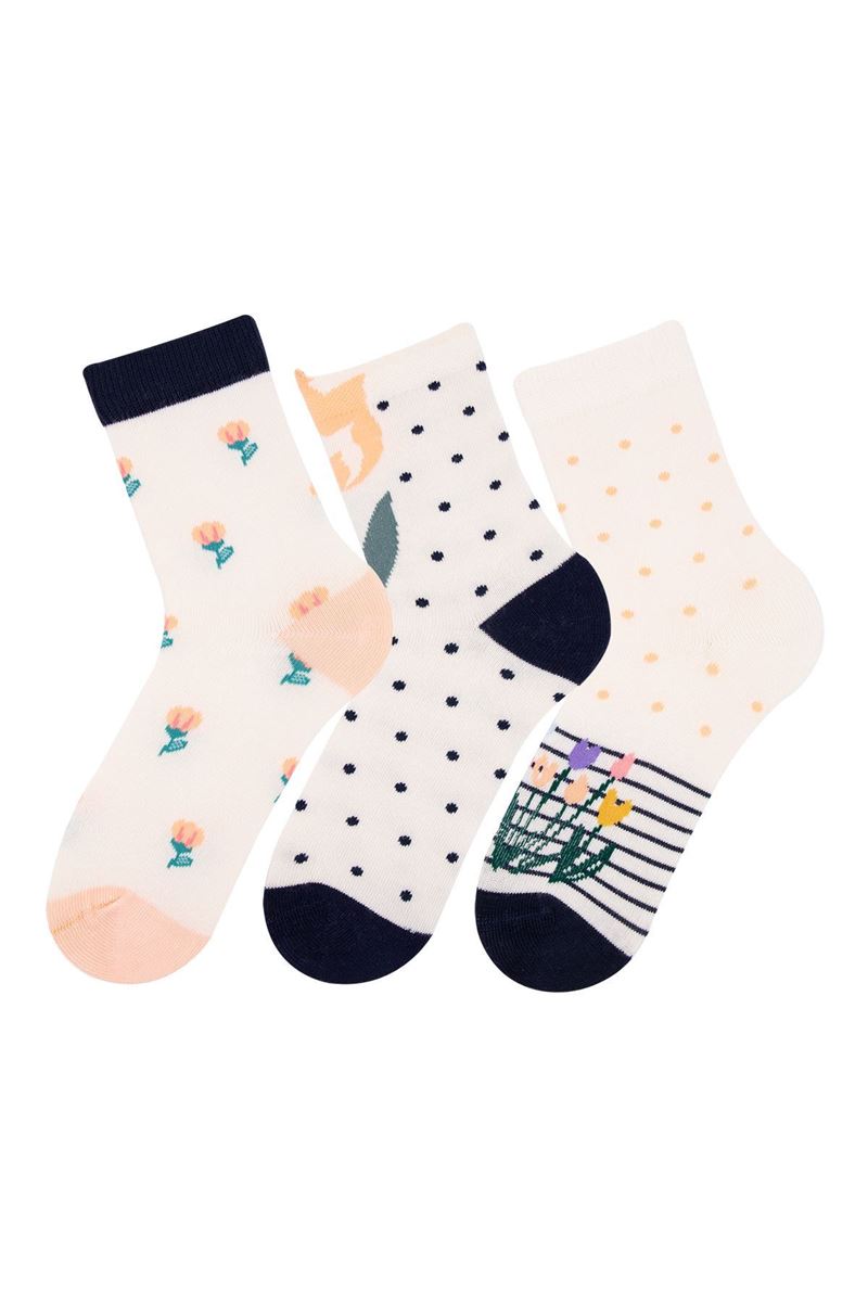 GIRLS' CREW SOCKS ASORTY