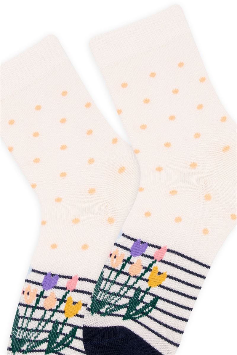 BROSS GIRLS' CREW SOCKS ASORTY