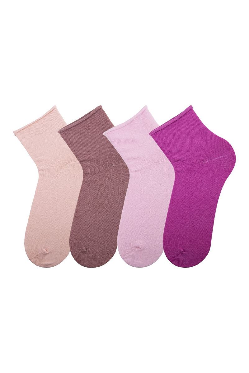BROSS WOMEN NON-RUBBER CREW SOCKS 