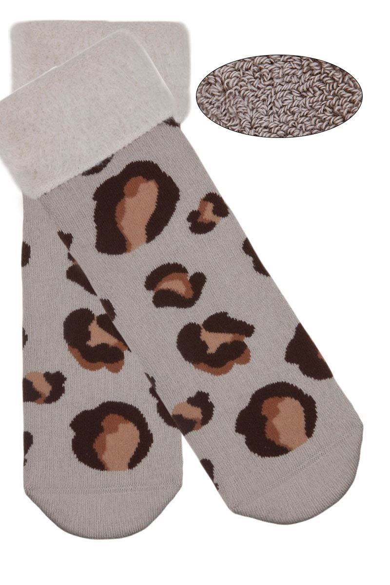 BROSS LEOPAR HAVLU KADIN ÇORABI ASORTİ