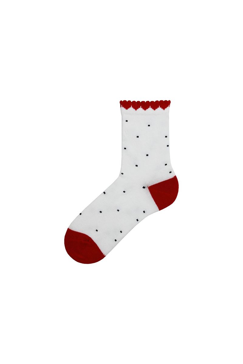 BROSS GIRL CREW SOCKS LOVE PATTERNED ASORTY