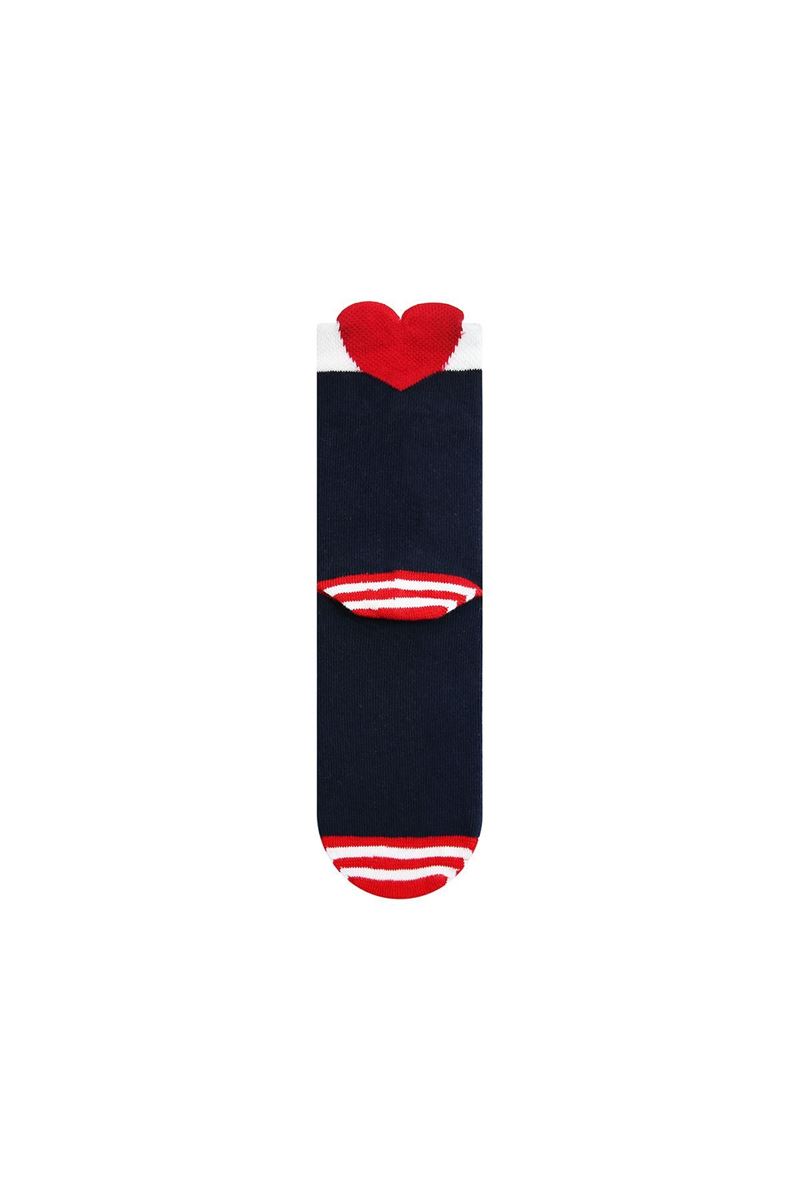 BROSS GIRL CREW SOCKS LOVE PATTERNED ASORTY
