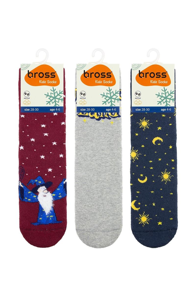 BROSS MAGİC HAVLU ERKEK ÇOCUK SOKET ASORTİ