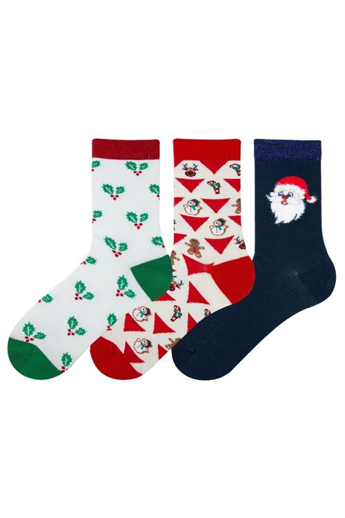 Женские носки на тему Рождество 12