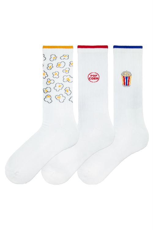 Pop Corn Men Sole Terry Socks 12