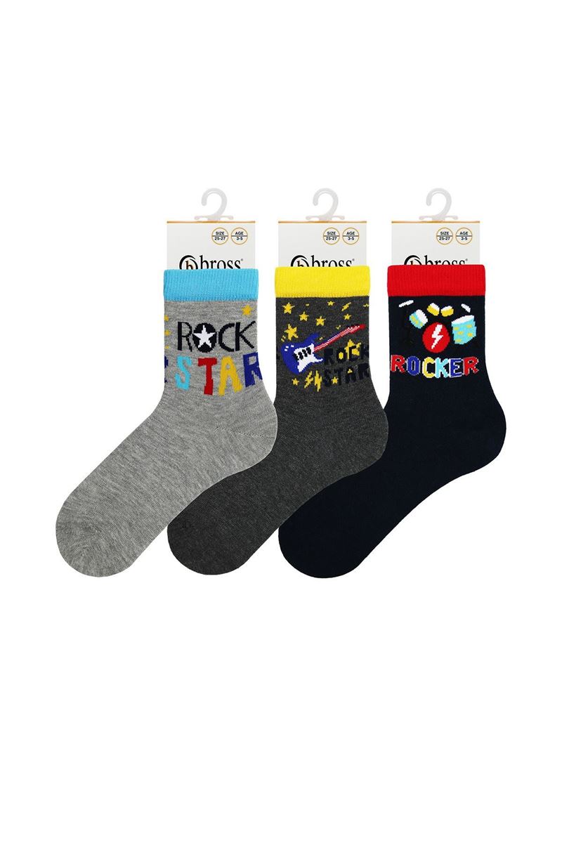 BROSS
 ROCKER BOY SOCKS ASORTY