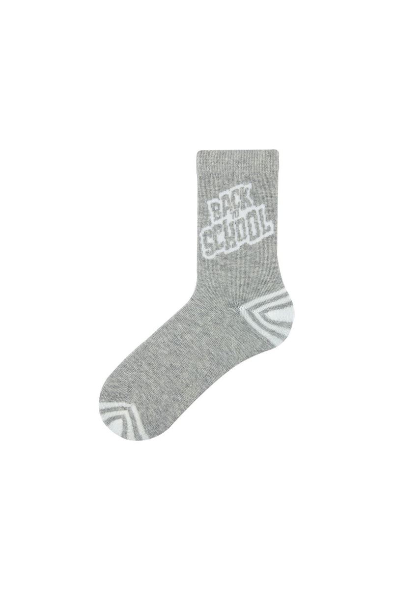 BROSS GIRL CREW SOCKS SCHOOL PATTERNED ASORTY