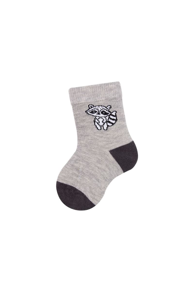 BROSS BABY ANIMAL PATTERNED CREW SOCKS ASORTY