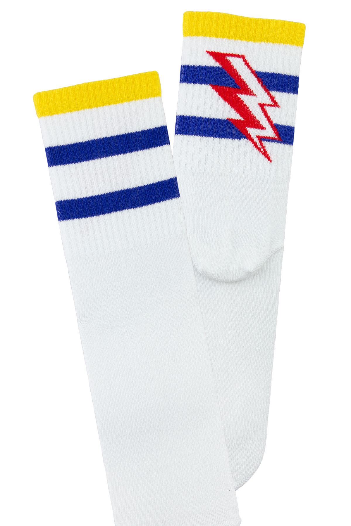 MAN MID-CALF SOCKS SPORT FLASH PATTERNED Buy Branded Wholesale Socks Online At Bulkybross!