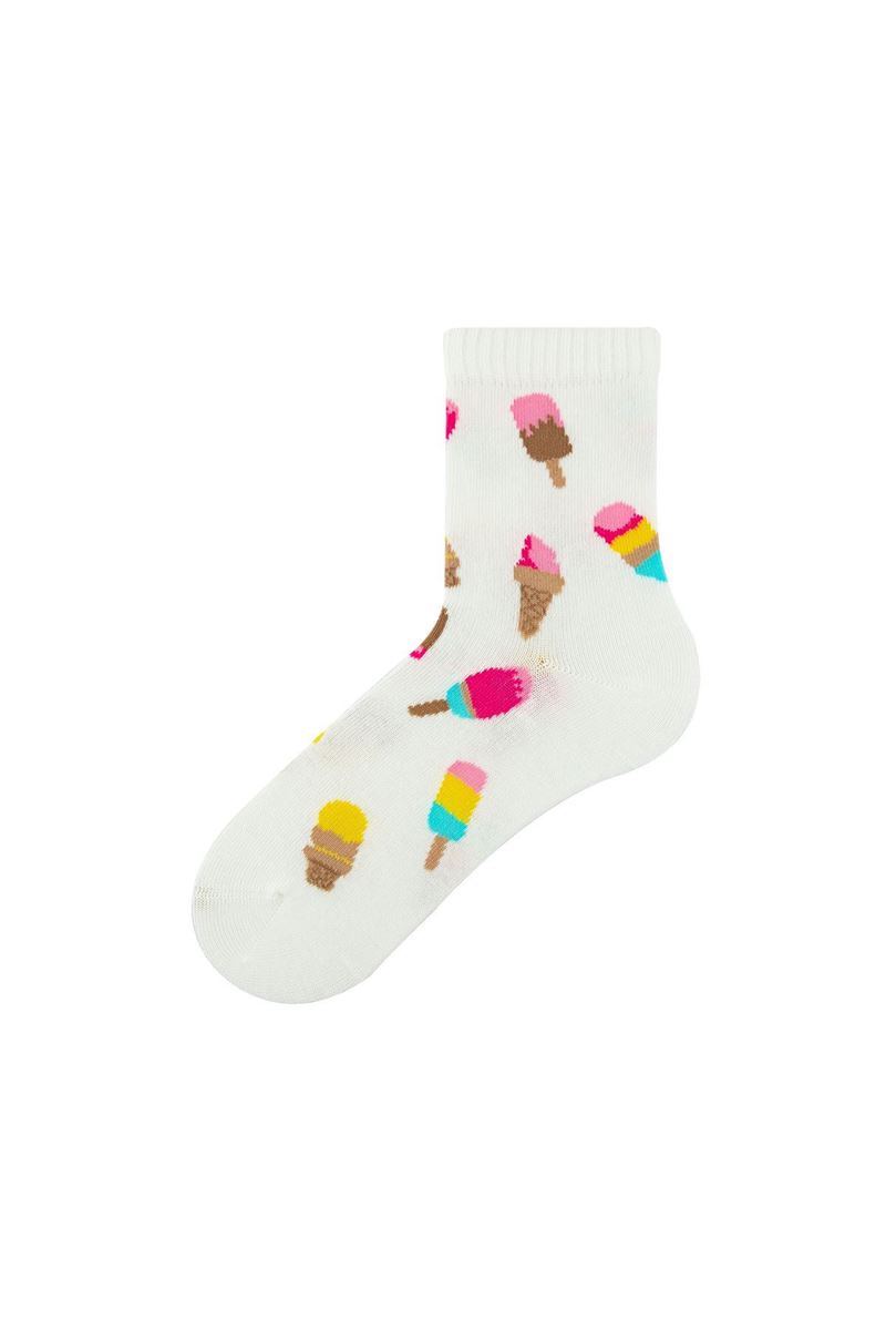 BROSS GIRL CREW SOCKS SUMMER PATTERNED ASORTY