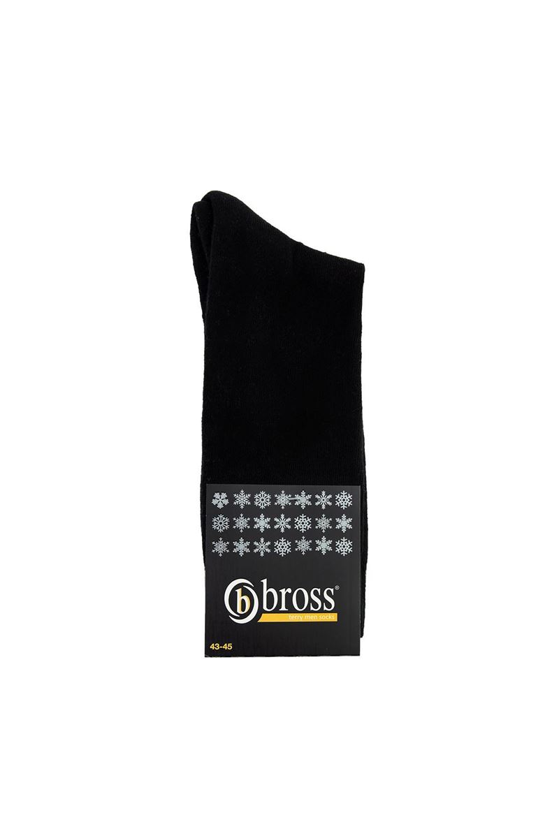 UNDER THE SOLE MEN CREW SOCKS BLACK