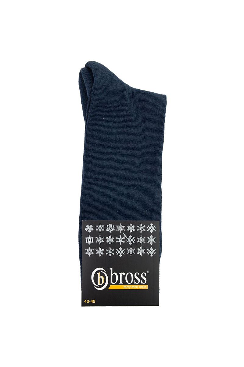 UNDER THE SOLE MEN CREW SOCKS NAVY BLUE